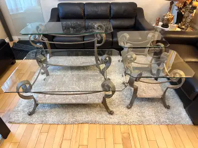 Coffee table, 2 end tables & console table…ONLY $500 FOR ALL, View more