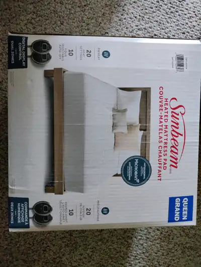 New Sunbeam Heated Mattress Pad for sale., View more