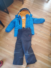 ski jacket and pants