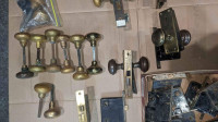Vintage Brass door knob lot beautiful