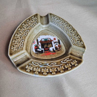 Beautiful Vintage Wade Irish Porcelain Lucky Clover Ashtray with