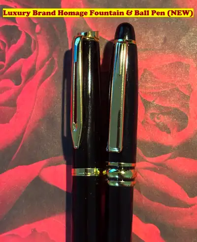 Luxury Brand Homage Fountain & Ball Pen (NEW), View more