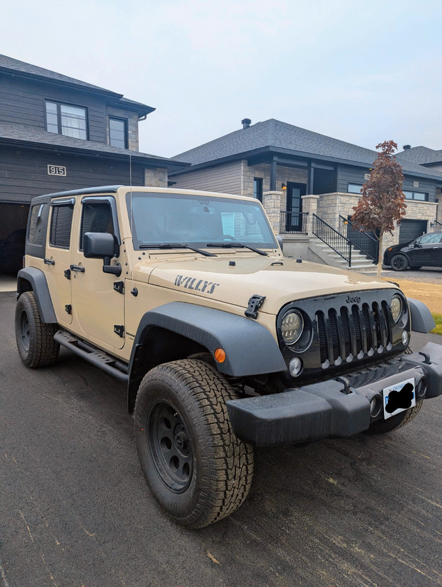 2018 Jeep Wrangler Jku Willy's Edition Gobi Tan in Cars & Trucks in Ottawa - Image 2