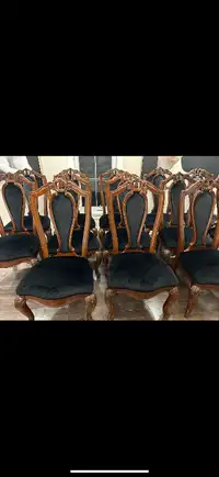 Classic Wood Dining Room Chairs