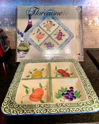 Florentine Sectional Serving Platter (ceramic)