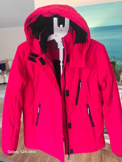 Ski Jacket Athletic Works ,women's Parka - Red Winter Parka, View more