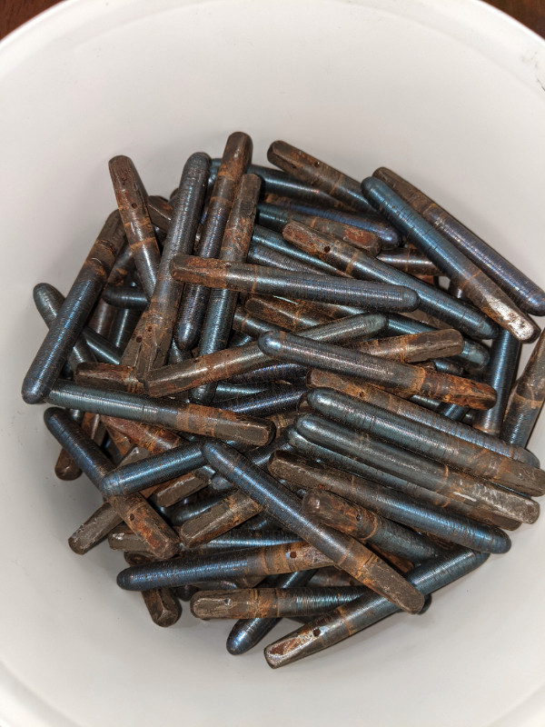 Antique tuning pins from 100 year old piano & other parts in Arts & Collectibles in City of Toronto