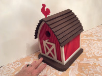 RED BARN birdhouse