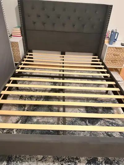Brand new queen size Wayfair Upholstered bed for sale, View more