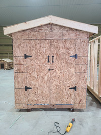 Insulated 6x8 shed 