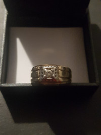 10K 1/2 Carat Diamond Ring.
