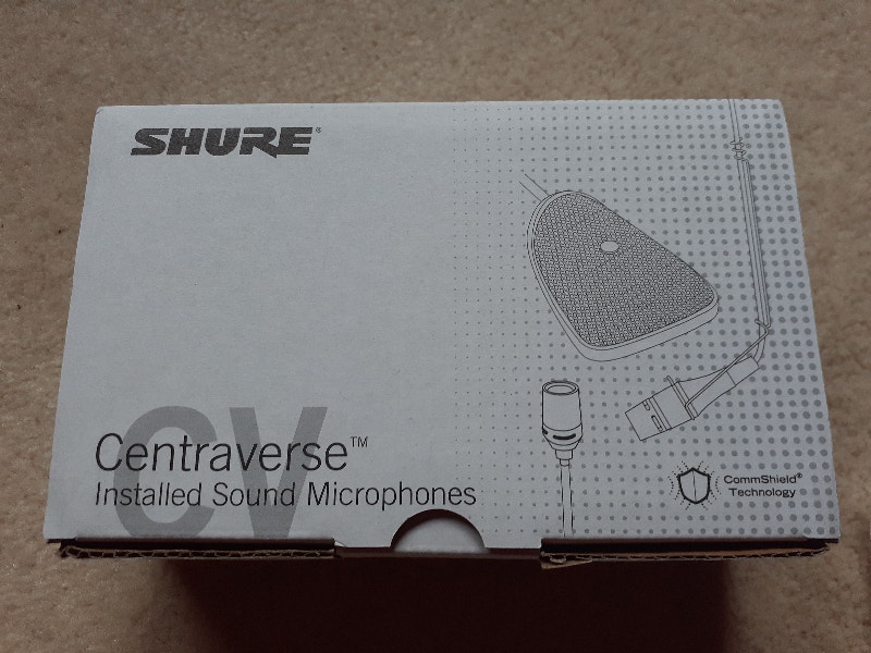Shure Boundary Mic Condenser Microphone Omnidirectional CVBB/O Pro