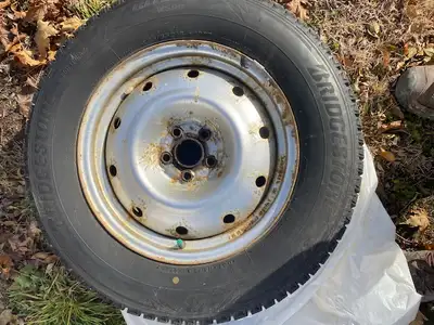 Set of matching Tires (4) Good tread life, balanced, off a Subaru Crosstrack