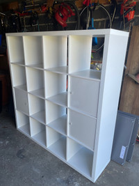 White kallax shelf 4x4