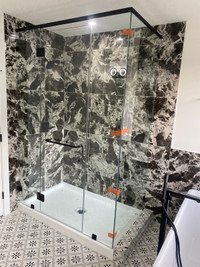 Affordable 10 mm custom shower glass enclosures