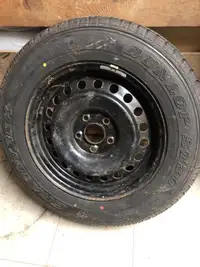 One 215 65 R16 tire on rim - All season