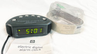 Réveil numérique noir  | Digital Alarm Clock Black electric