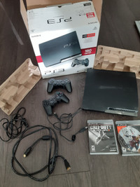 Mint Playstation 3 console with box 2 controllers ps 3 games ps3
