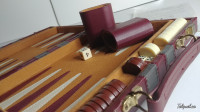 Mallette de Backgammon Autruche 11″