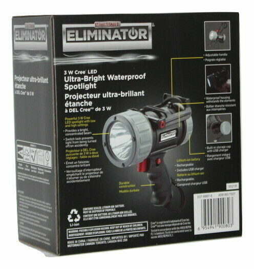 MOTOMASTER Eliminator Waterproof Ultra-bright Spotlight 3W LED | Other ...