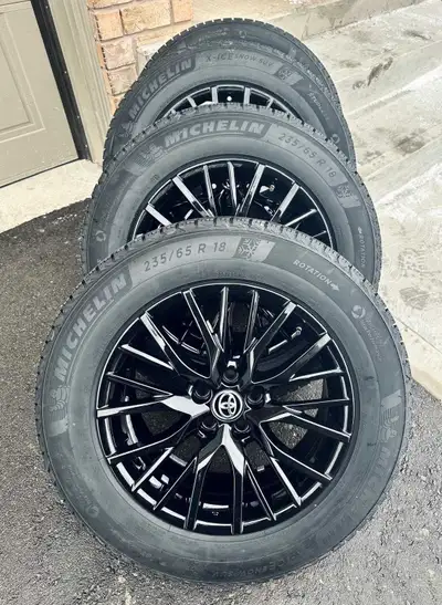 2026 Brand New Toyota Certified winter package, 18” alloy wheels and Michelin X ice winter ❄️ tires...