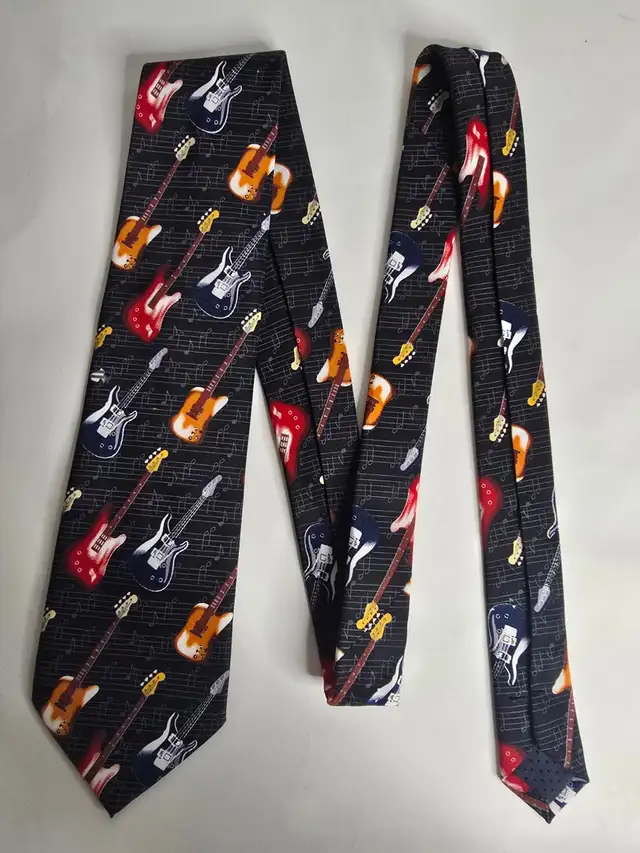 Electric Guitar Necktie – Perfect for Musicians & Music Lovers! in Men's in Markham / York Region - Image 4