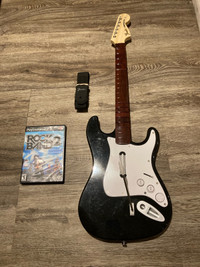 Rock Band 2 PS2 PlayStation 2 Video Game Bundle w/ Stratocaster