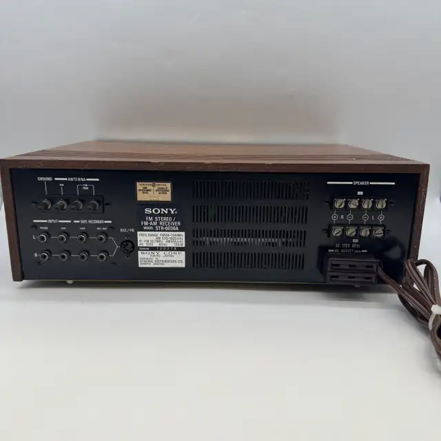 Vintage Sony STR-6036A FM/AM Stereo Receiver Tested Working Japa in Stereo Systems & Home Theatre in City of Toronto - Image 7
