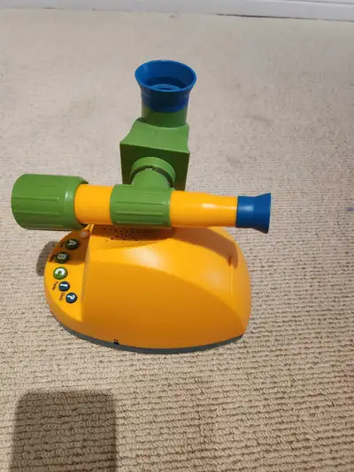 Explore the wonders of learning with this GeoSafari Jr. Talking Telescope! It's in used condition, r...