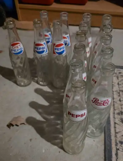 Various glass bottles