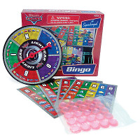 DISNEY CARS SUPERCHARGED BINGO GAME & Disney patio set