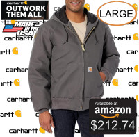 NEW * Carhartt J140 Coat, LARGE