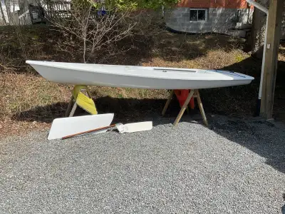 totally Referbrished laser / complete with sail / rudders/ dagger boards. Sail in Excellent conditio...