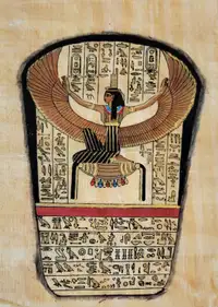 Authentic Egyptian Papyrus art work hand made in Egypt $20