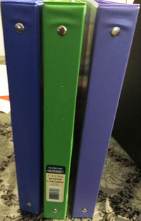 10 School binders in new condition for $10