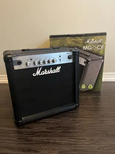 Selling my Marshall MG15CF 15W guitar amplifier – perfect for home practice or jamming sessions. Thi...