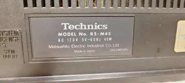 technics direct drive  RS-M45 Cassette Deck in Stereo Systems & Home Theatre in Mississauga / Peel Region - Image 11