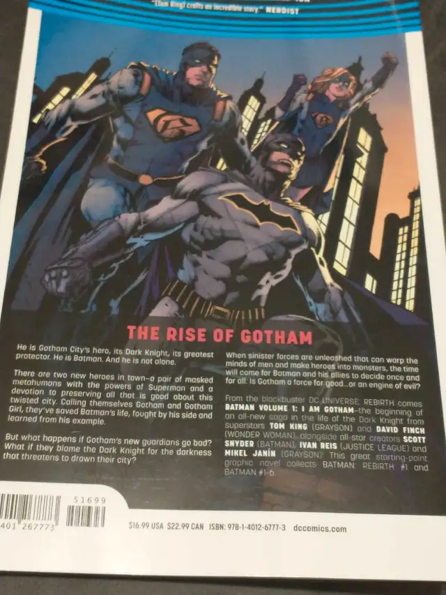 2003 DC Universe Rebirth: Batman - Tom King and David Finch62863733865985121