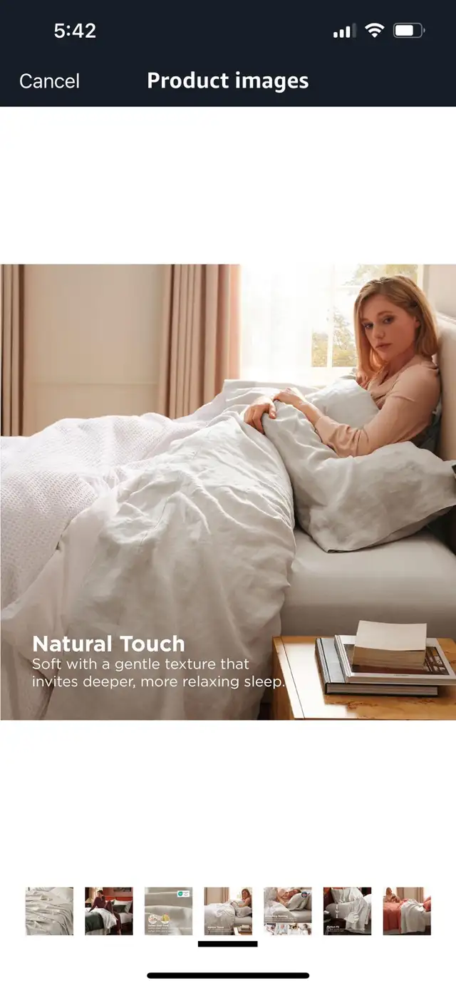 NEW-Bedsure Sheet Set - Queen Size in Bedding in Mississauga / Peel Region - Image 2
