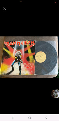 Iron maiden - maiden japan vinyl LP BRAZILIAN EDITION very rare