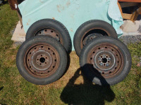 4 Saxon studded winter tires 205/60r16