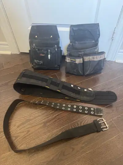 construction tool pouches with belt, View more