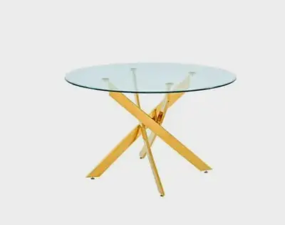 GLASS TOP DINING TABLE, View more
