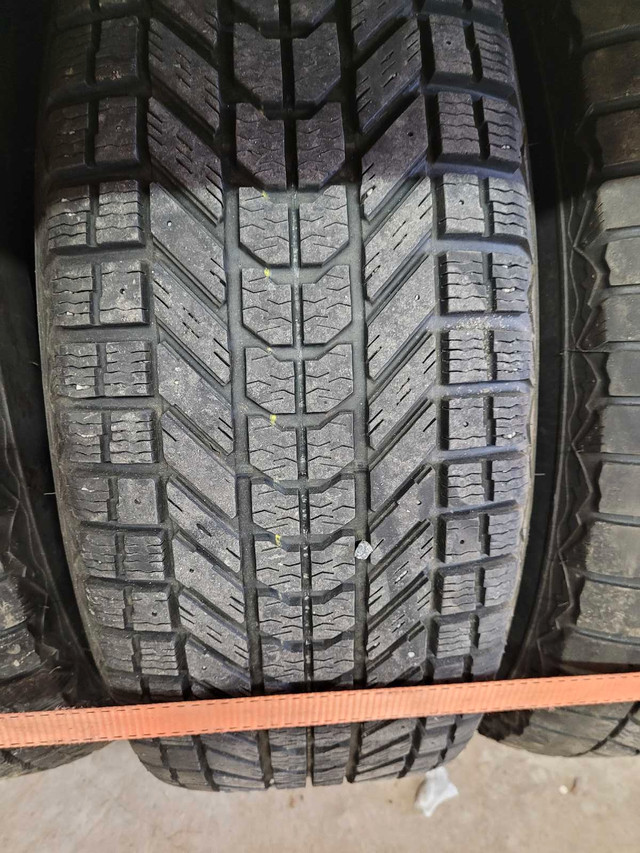 winter tires on steel wheels in Tires & Rims in Sault Ste. Marie - Image 2