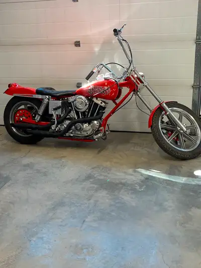 1971 sportster iron head chopper. Runs $4000 or reasonable offer