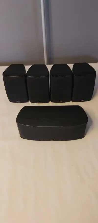 Polkaudio 5 speakers set., View more