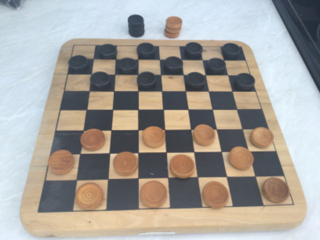 Checkers and Chess set in Toys & Games in Belleville