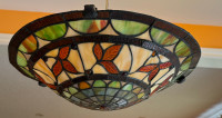 Tiffany style ceiling light fixture 