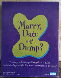 Marry, Date or Dump? La décision la plus difficile....(adulte)