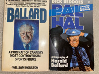 Harold Ballard Biography Book Lot of 2 PB Toronto Maple Leafs